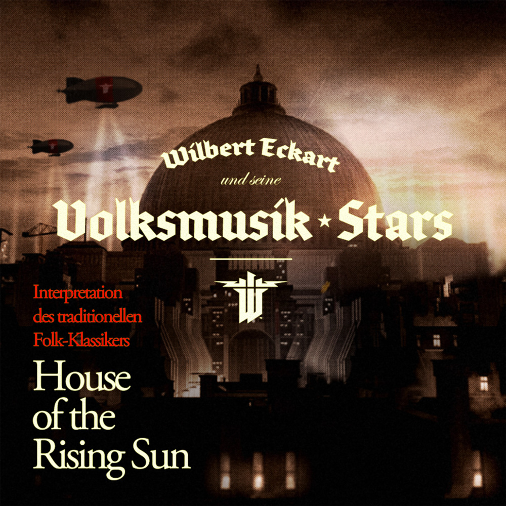 Album cover art for "House of the Rising Sun" by Wilbert Eckart & Volksmusik Stars