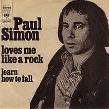 Album cover art for "Loves Me Like a Rock" by Paul Simon