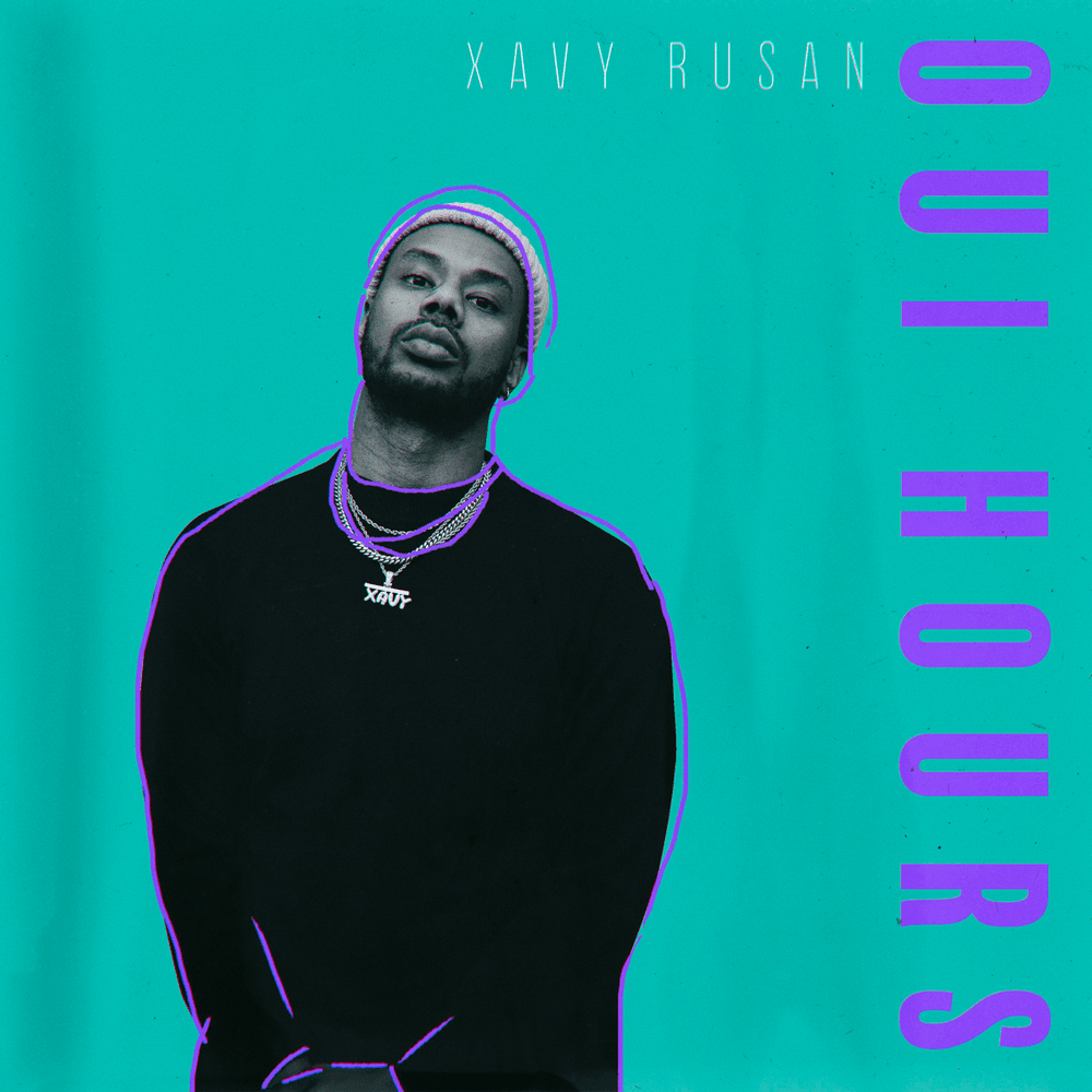 Album cover art for "Oui Hours" by Xavy Rusan