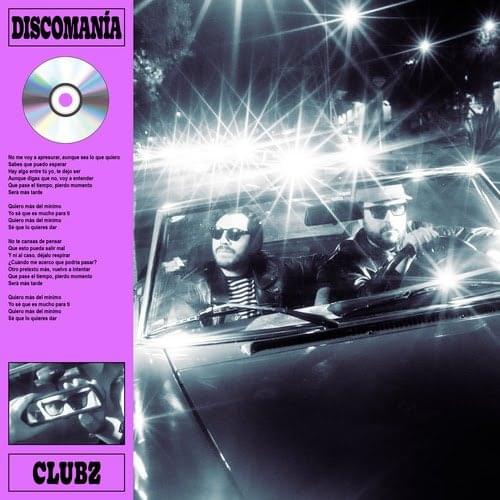 Album cover art for "Discomanía" by CLUBZ