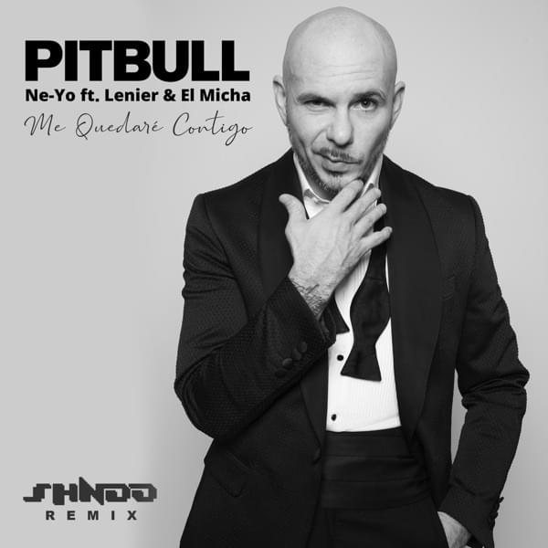 Album cover art for "Me Quedaré Contigo" by Pitbull & El Micha & Lenier