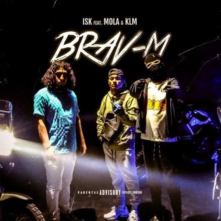 Album cover art for "BRAV-M" by ISK & KLM (La Honda 19) & Mola (FRA)