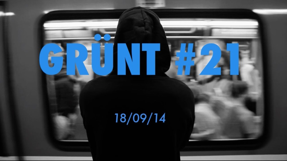 Album cover art for "Grünt #21" by Grünt & Skaho & La Mannschaft