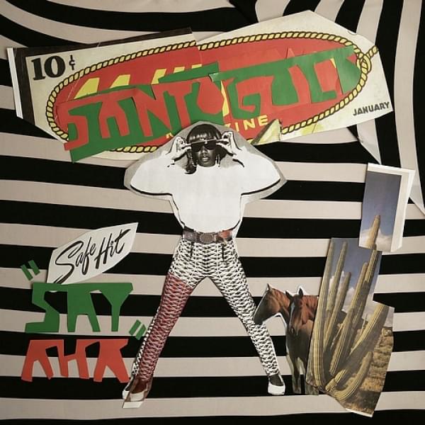 Album cover art for "Say Aha" by Santigold