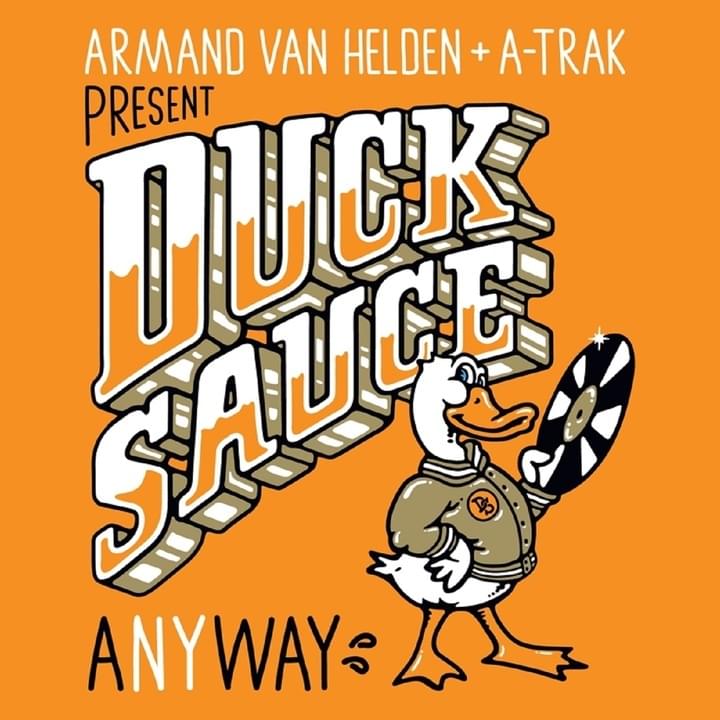 Album cover art for "​aNYway" by Duck Sauce