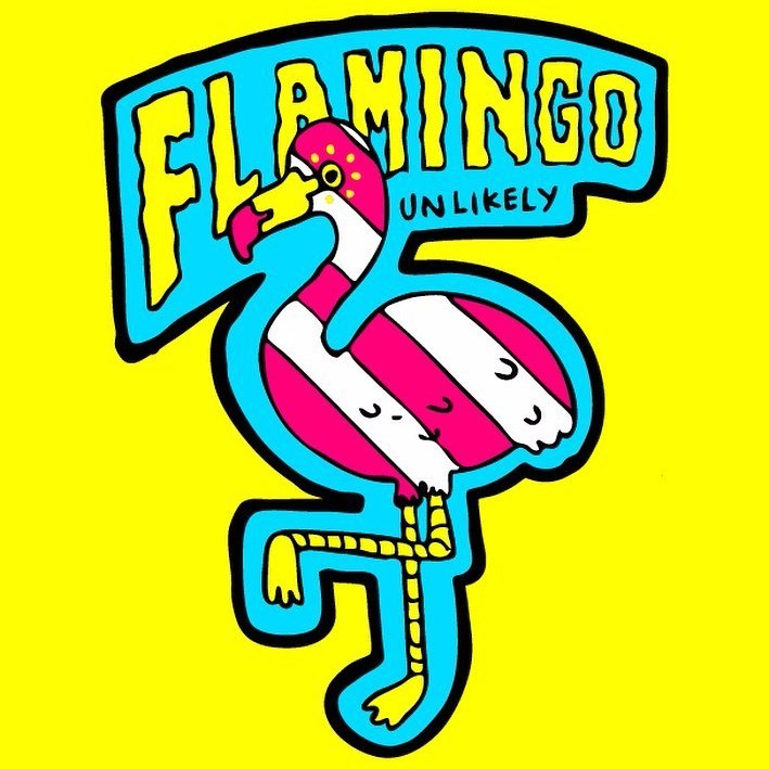 Album cover art for "Flamingo" by Far From Alaska