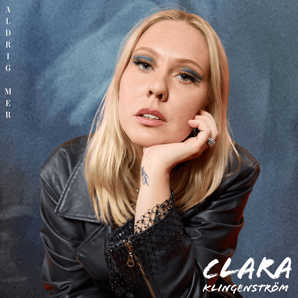 Album cover art for "Aldrig mer" by Clara Klingenström