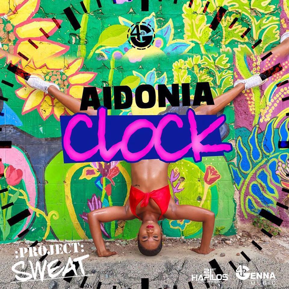 Album cover art for "Clock" by Aidonia