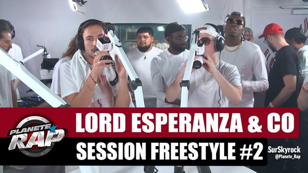 Album cover art for "Session freestyle Internationale" by Lord Esperanza & Gracy Hopkins & Scylla & Comme un Flocon & FouKi & Maniak