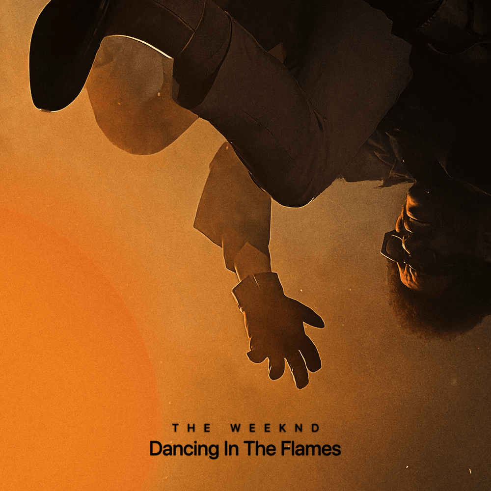 Album cover art for "Dancing In The Flames (Live from São Paulo)" by The Weeknd