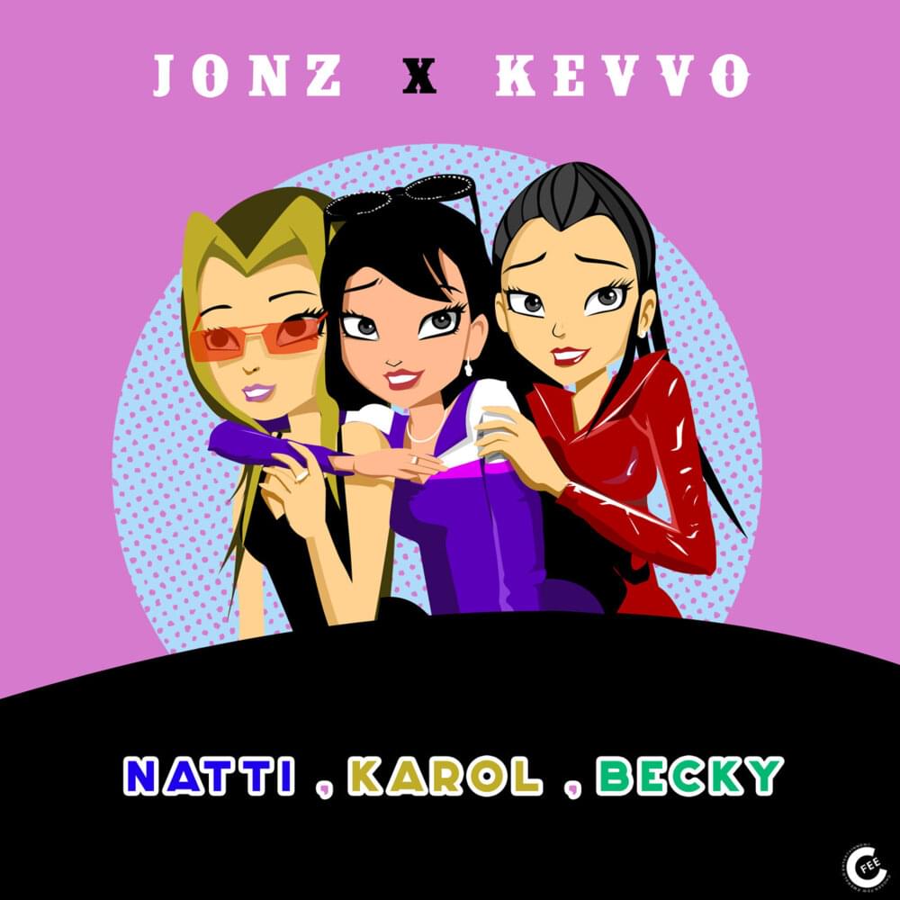 Album cover art for "Natti, Karol, Becky" by Jon Z
