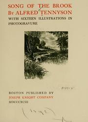 Album cover art for "The Brook" by Alfred Lord Tennyson