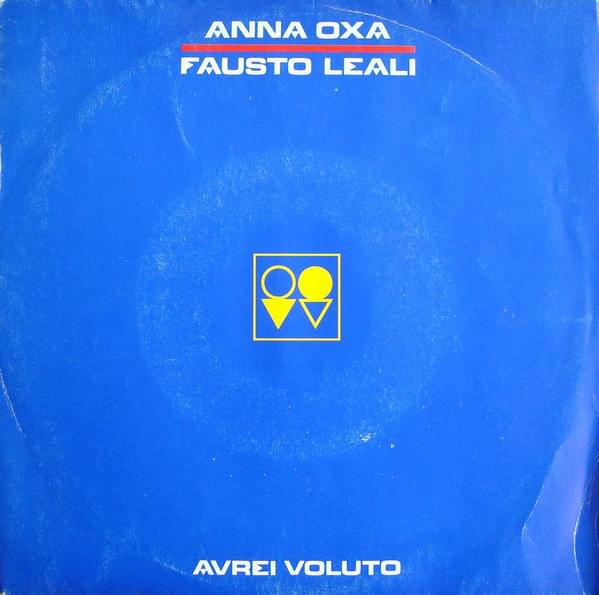 Album cover art for "Avrei voluto" by Anna Oxa & Fausto Leali