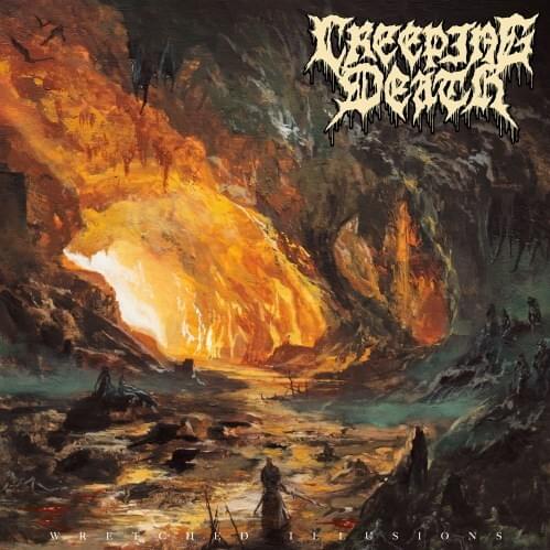 Album cover art for "Ripping Through Flesh" by Creeping Death