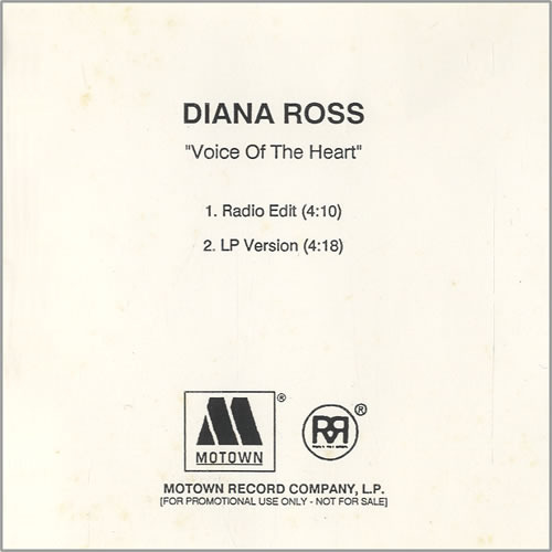 Album cover art for "Voice of the Heart" by Diana Ross