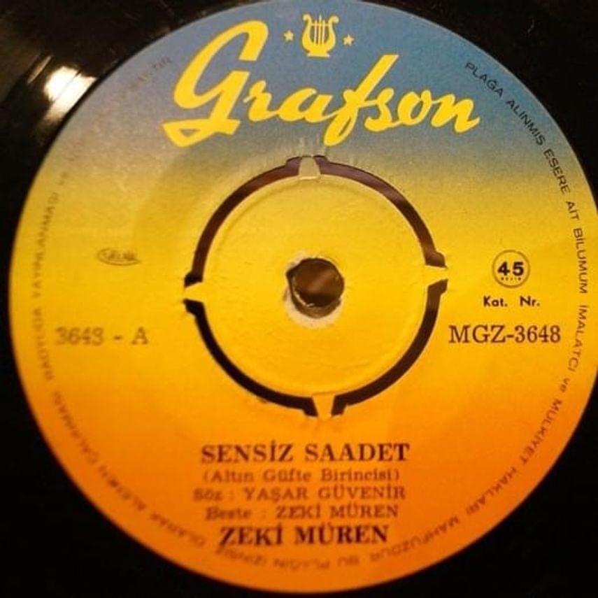 Album cover art for "Bahane" by Zeki Müren