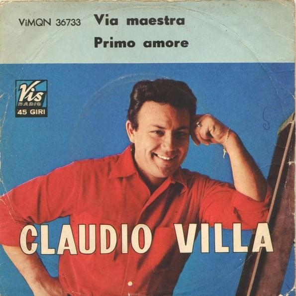 Album cover art for "Via maestra" by Claudio Villa