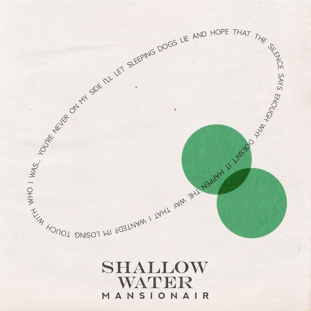 Album cover art for "Shallow Water" by Mansionair