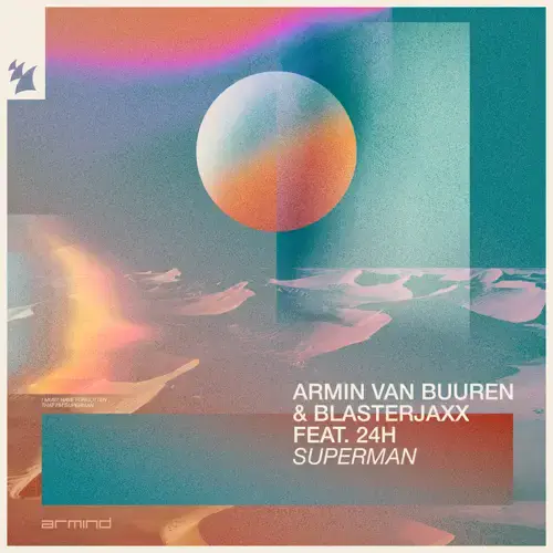 Album cover art for "Superman" by Armin van Buuren & 24h