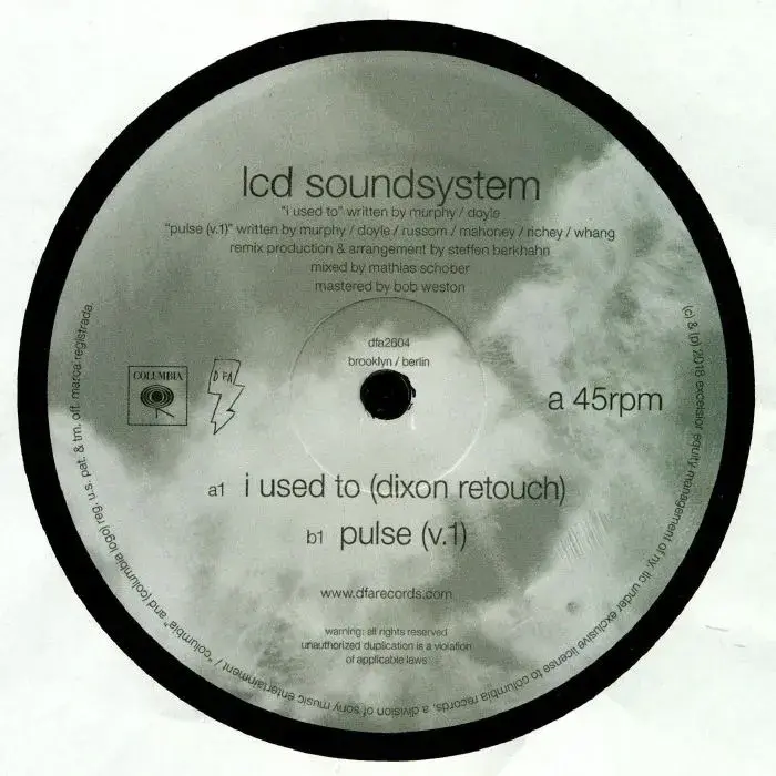 Album cover art for "​pulse (v.1)" by LCD Soundsystem
