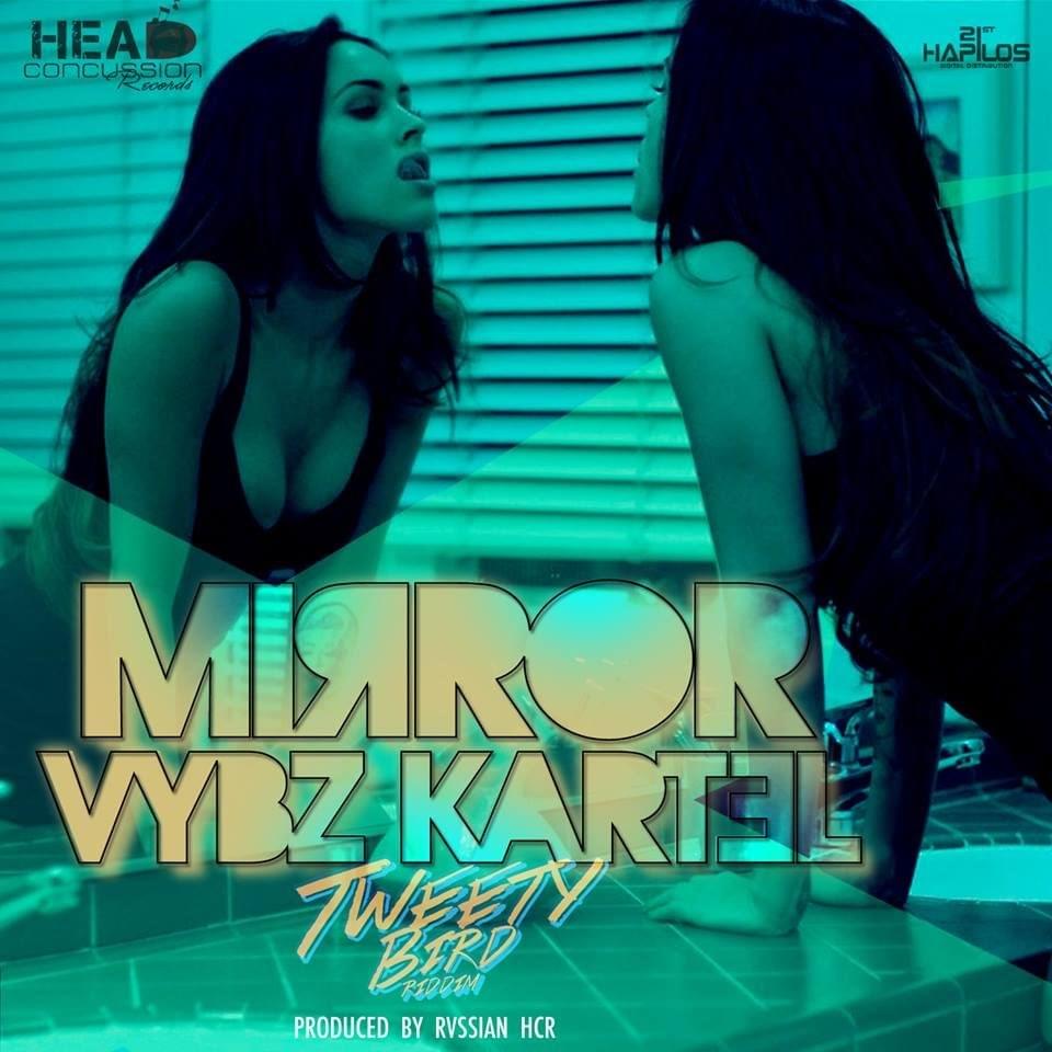 Album cover art for "Mirror" by Vybz Kartel
