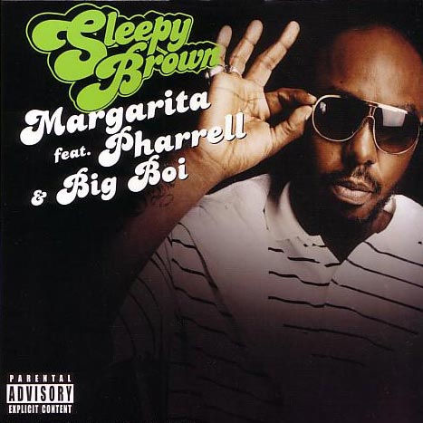 Album cover art for "Margarita" by Sleepy Brown & Pharrell Williams & Big Boi