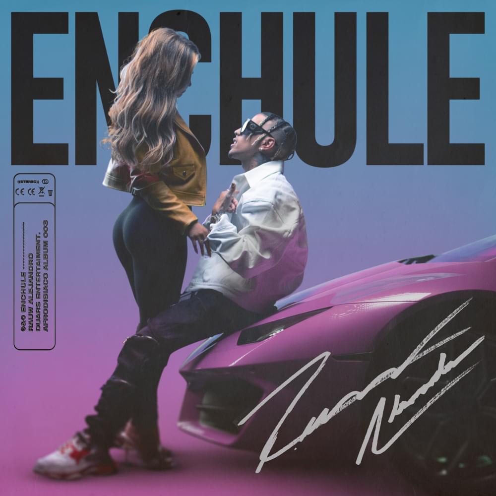 Album cover art for "Enchule" by Rauw Alejandro