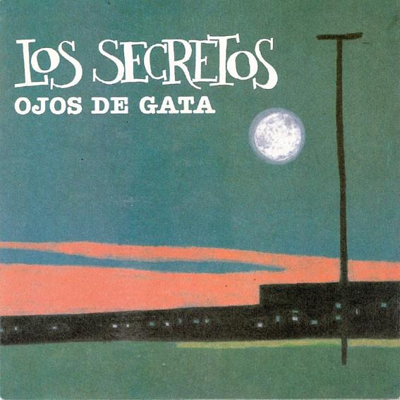 Album cover art for "Ojos de gata" by Los Secretos