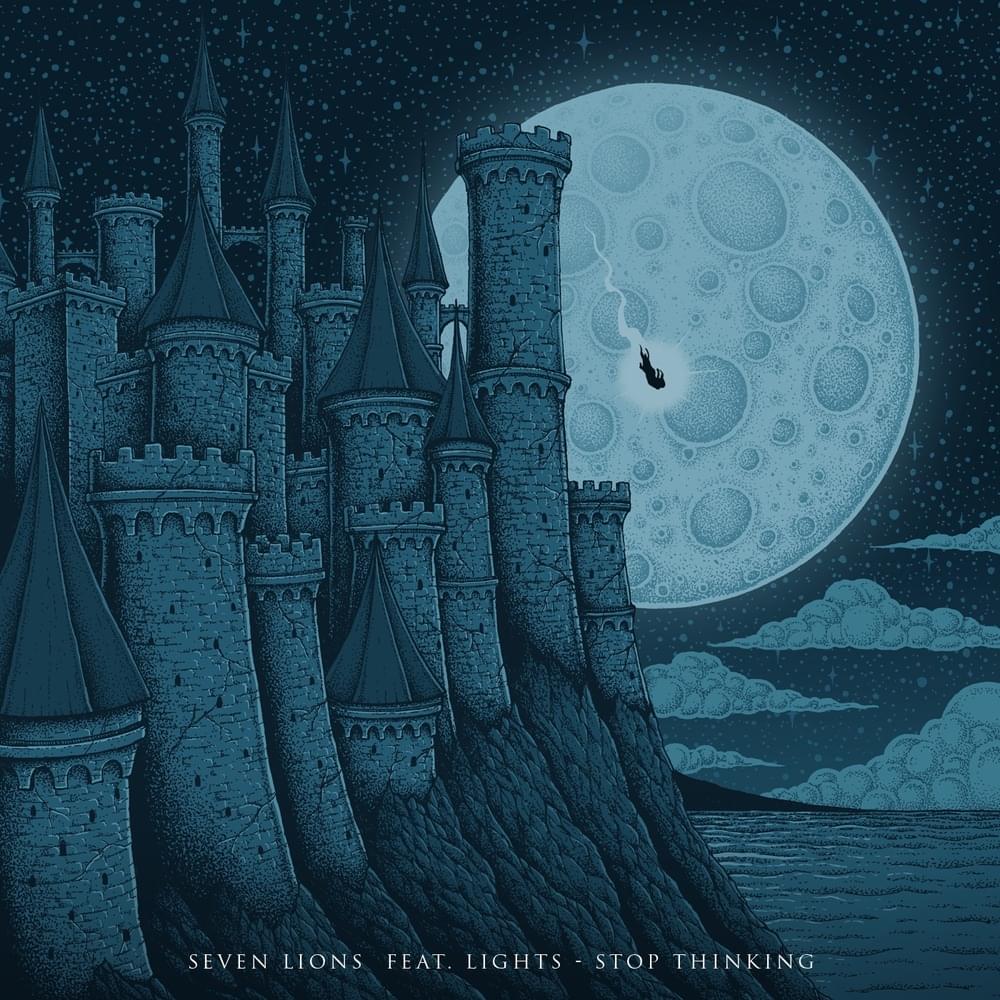 Album cover art for "Stop Thinking" by Seven Lions & Lights