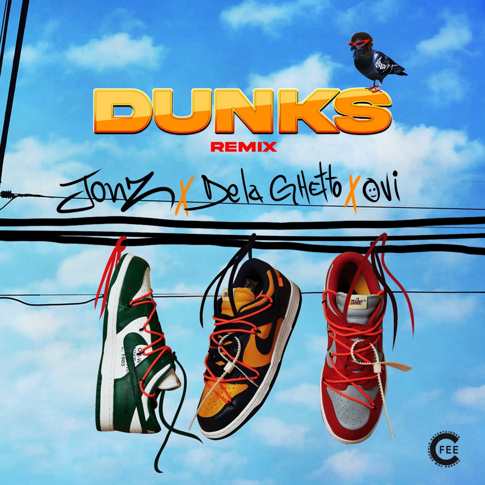 Album cover art for "Dunks (Remix)" by Jon Z