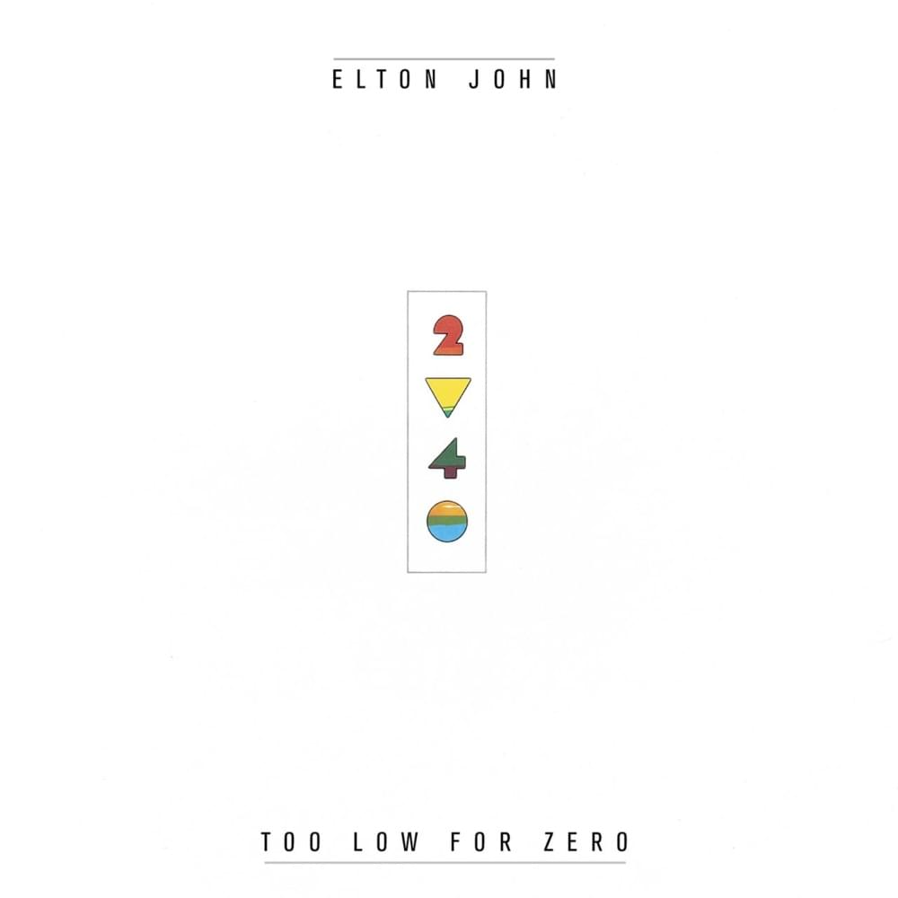 Album cover art for "Cold as Christmas (in the Middle of the Year)" by Elton John