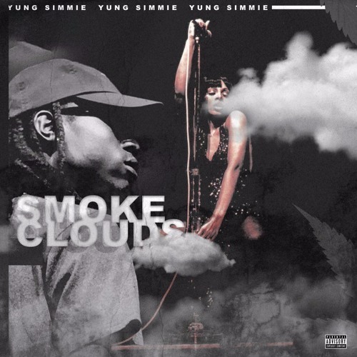 Album cover art for "Smoke Clouds" by Yung Simmie