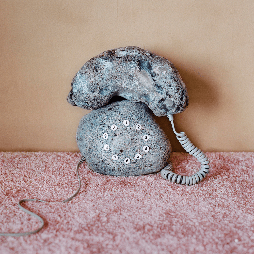 Album cover art for "Anna Calls from the Arctic" by Dry Cleaning