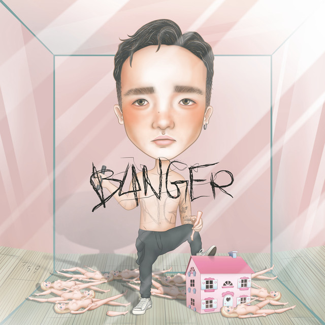 Album cover art for "B4NGER" by Gentle Bones