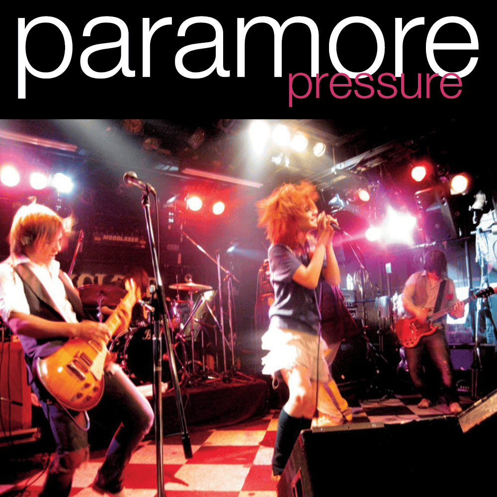 Album cover art for "Pressure" by Paramore