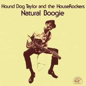 Album cover art for "Sitting at Home Alone" by Hound Dog Taylor