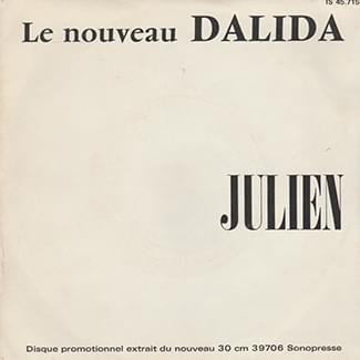 Album cover art for "Julien" by Dalida