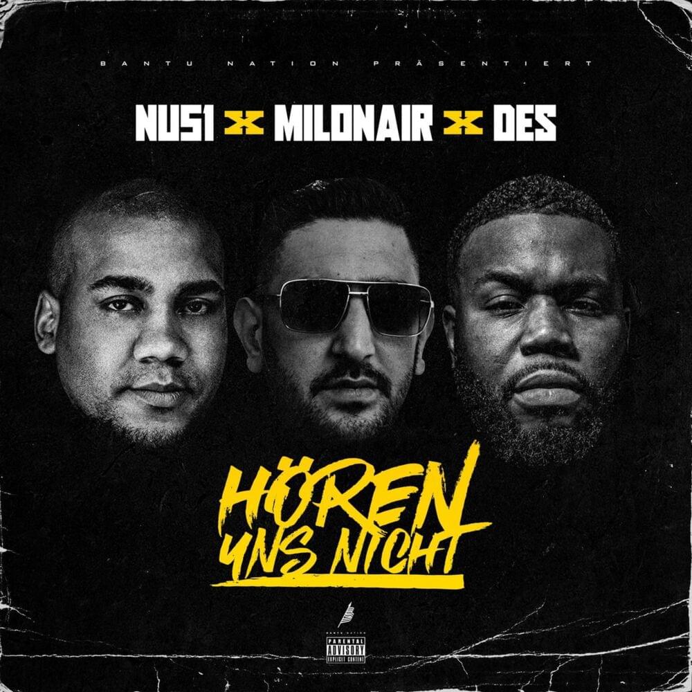 Album cover art for "Hören uns nicht" by Nu51 & Aliou