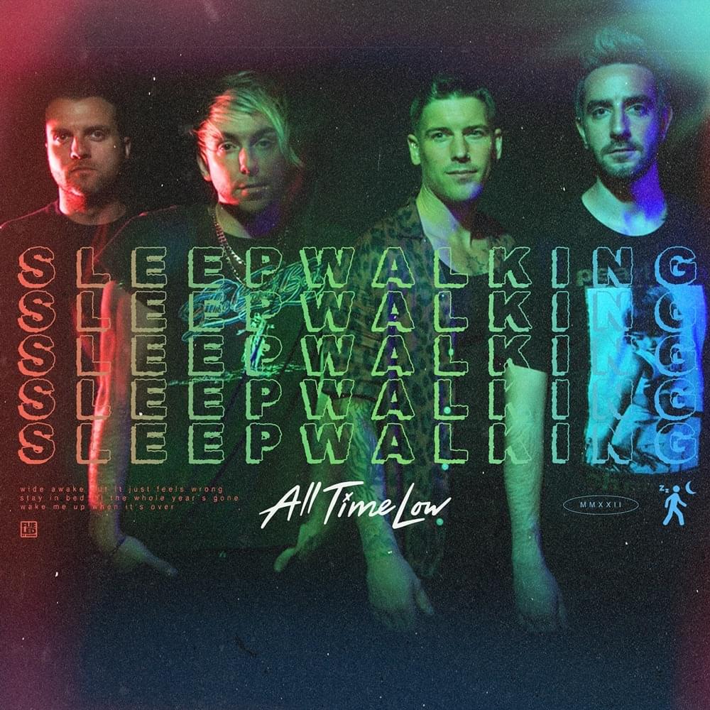 Album cover art for "Sleepwalking" by All Time Low
