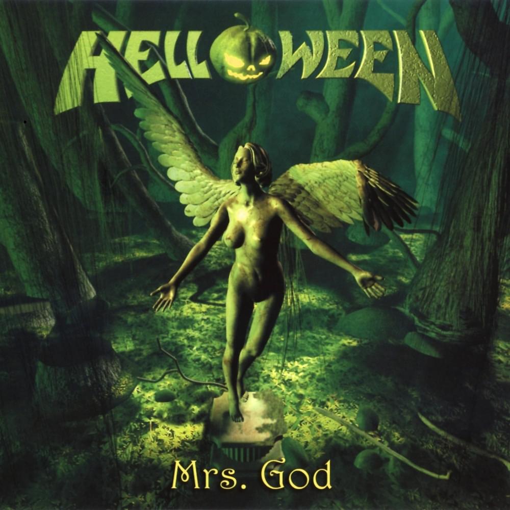 Album cover art for "Mrs. God" by Helloween
