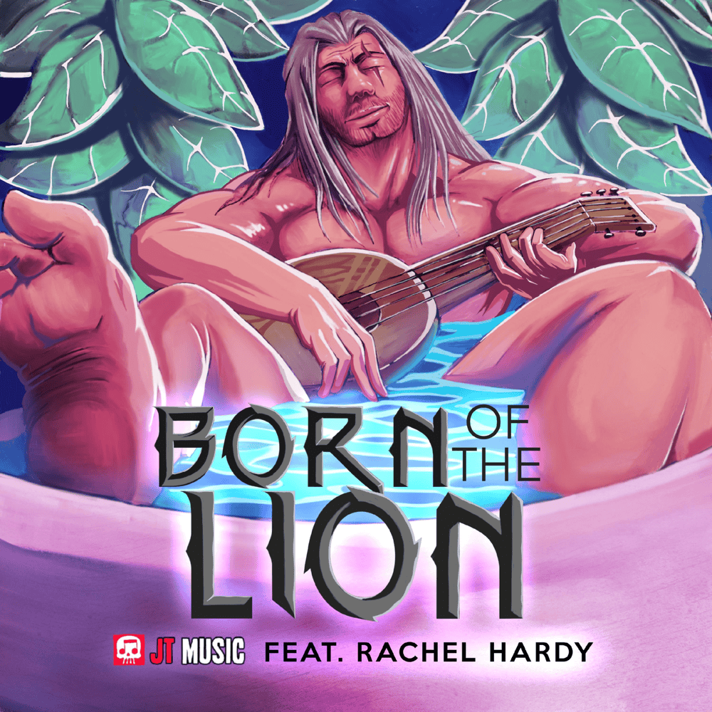Album cover art for "Born of the Lion" by JT Music & Rachel Hardy