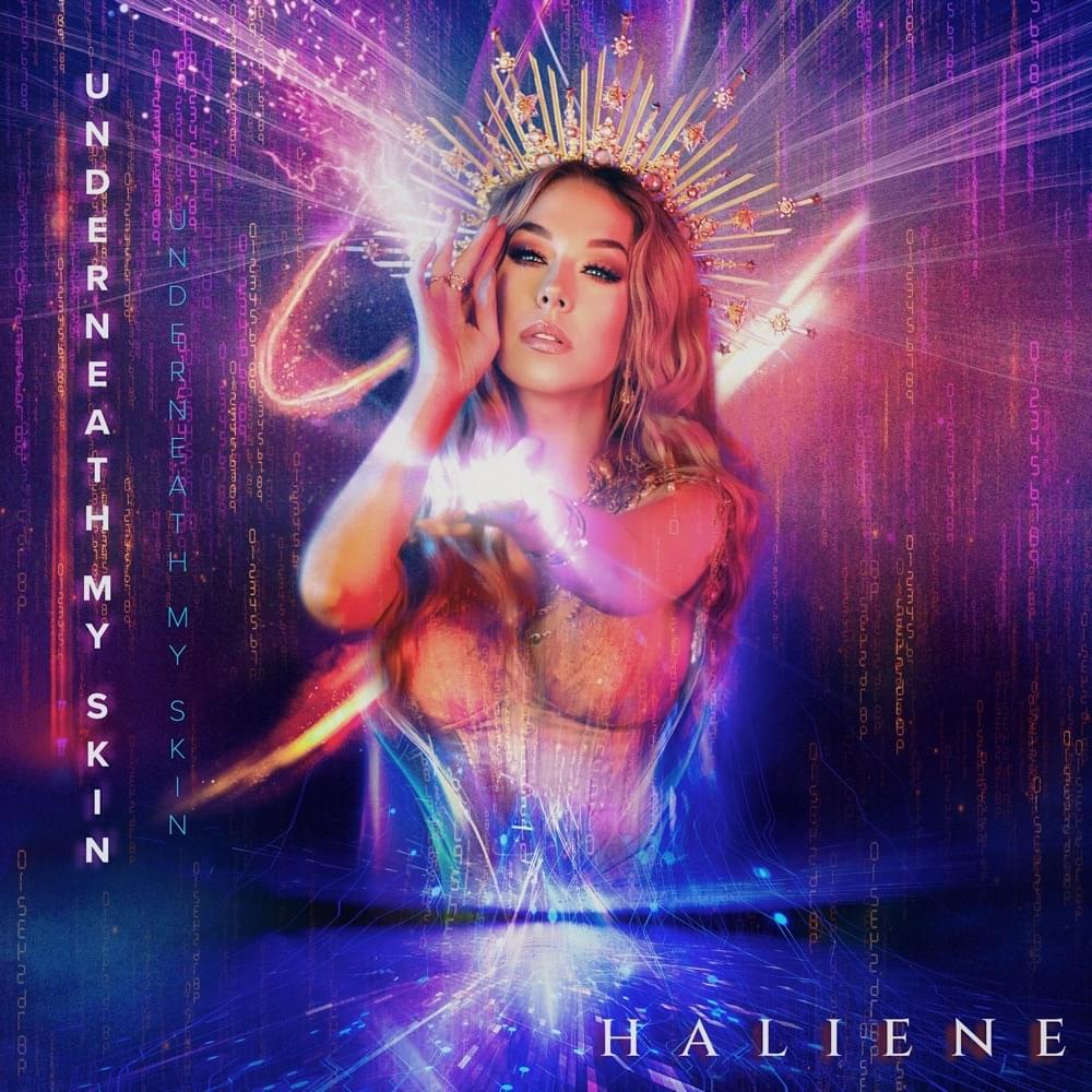 Album cover art for "Underneath My Skin" by HALIENE
