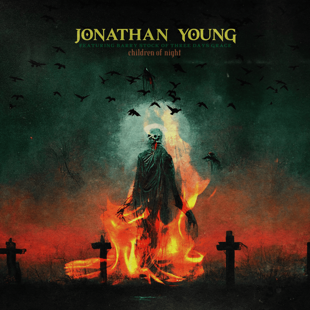 Album cover art for "Children of Night" by Jonathan Young & Three Days Grace & Barry Stock