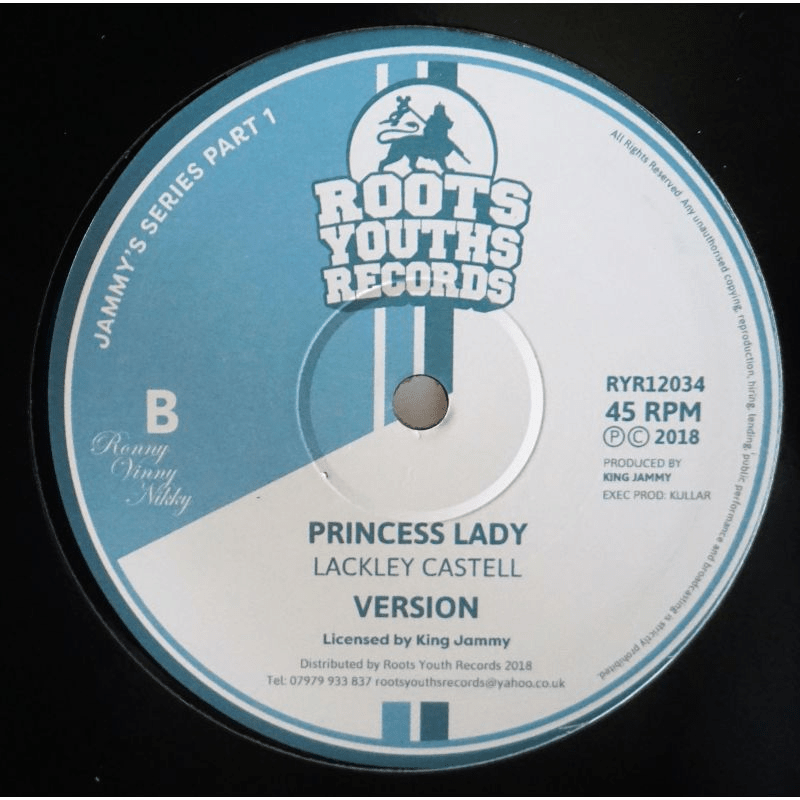 Album cover art for "Princess Lady" by Lacksley Castell