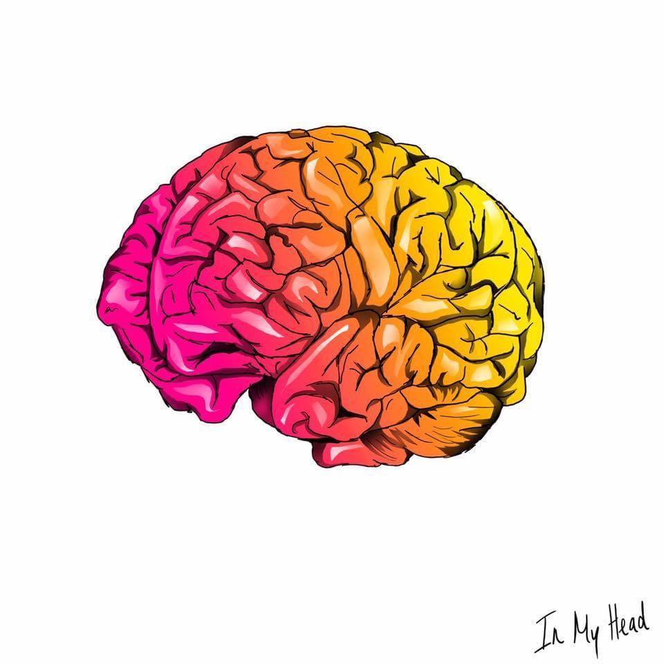 Album cover art for "In My Head (Ditty)" by Fickle Friends