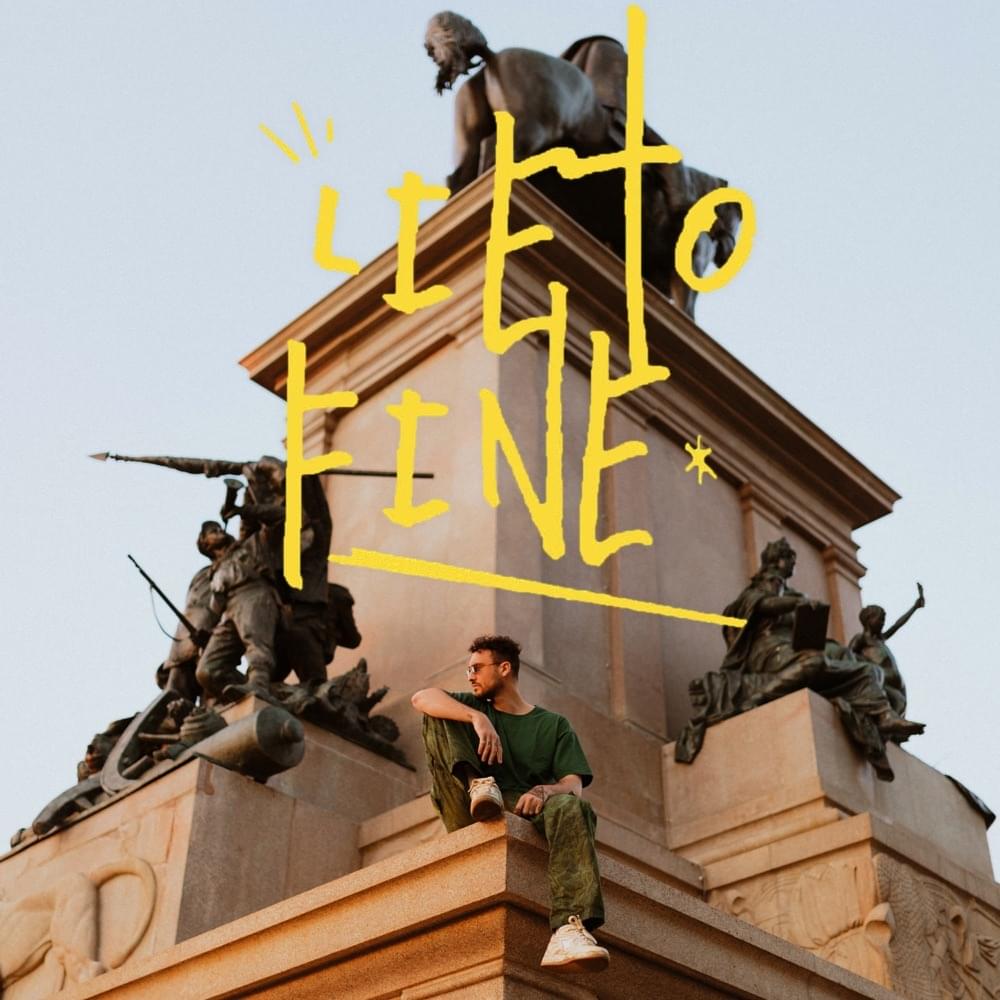 Album cover art for "Lieto fine" by Carl Brave