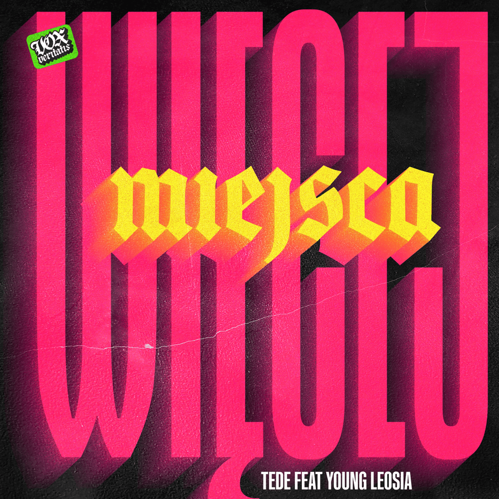 Album cover art for "WIĘCEJ MIEJSCA" by Tede & Young Leosia