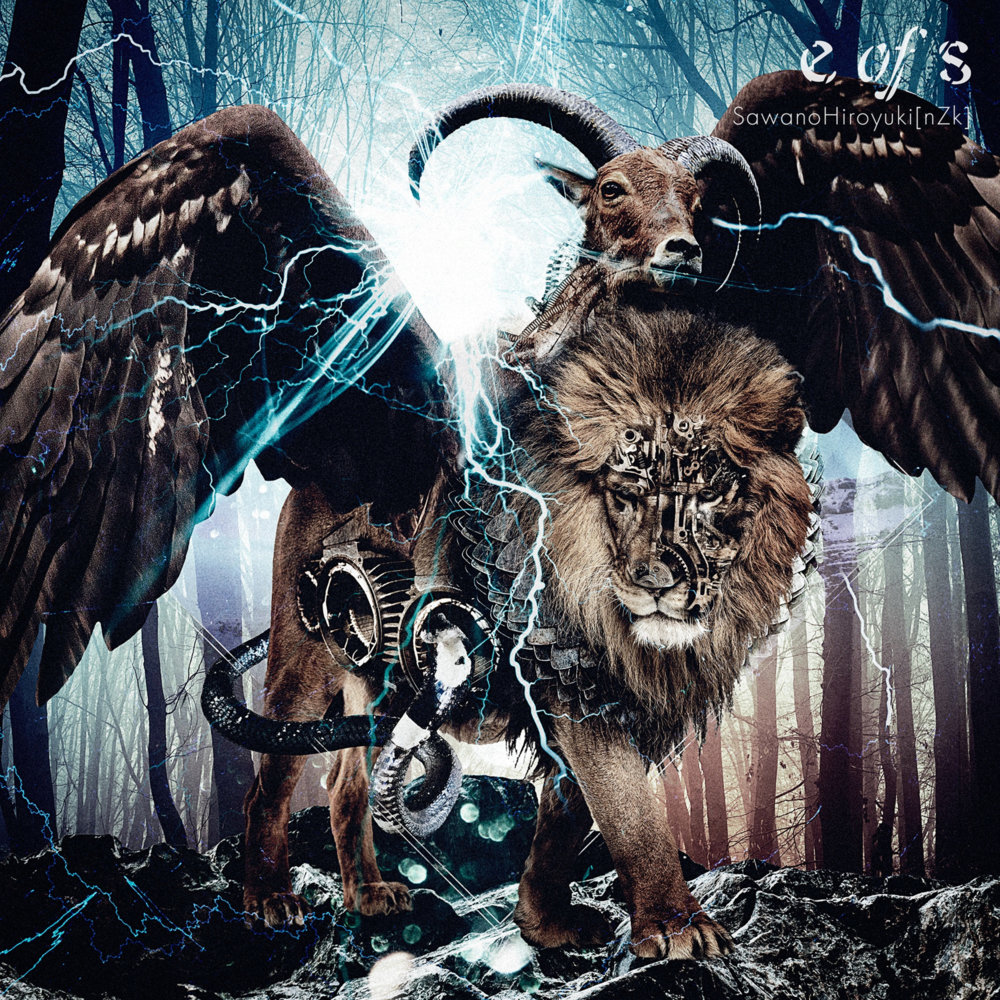 Album cover art for "e of s" by SawanoHiroyuki[nZk] & ​mizuki