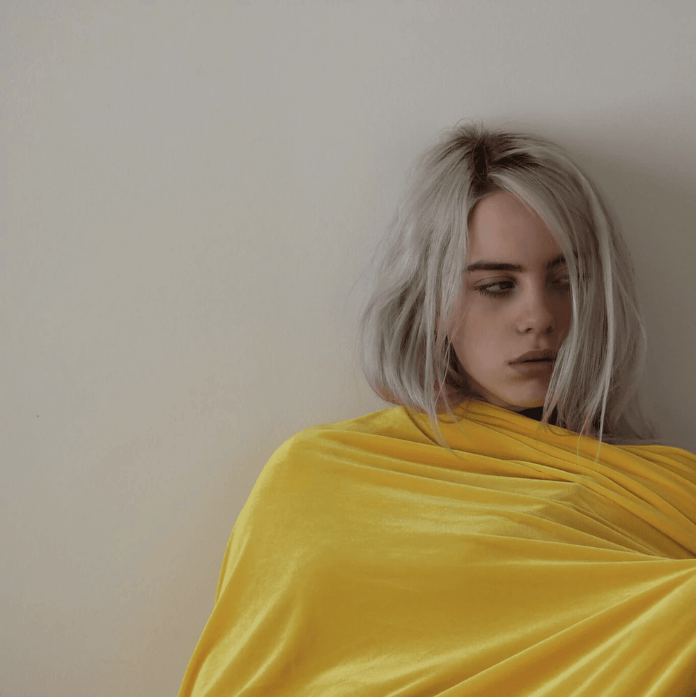 Album cover art for "Bored" by Billie Eilish