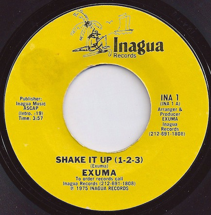 Album cover art for "Shake It Up" by Exuma